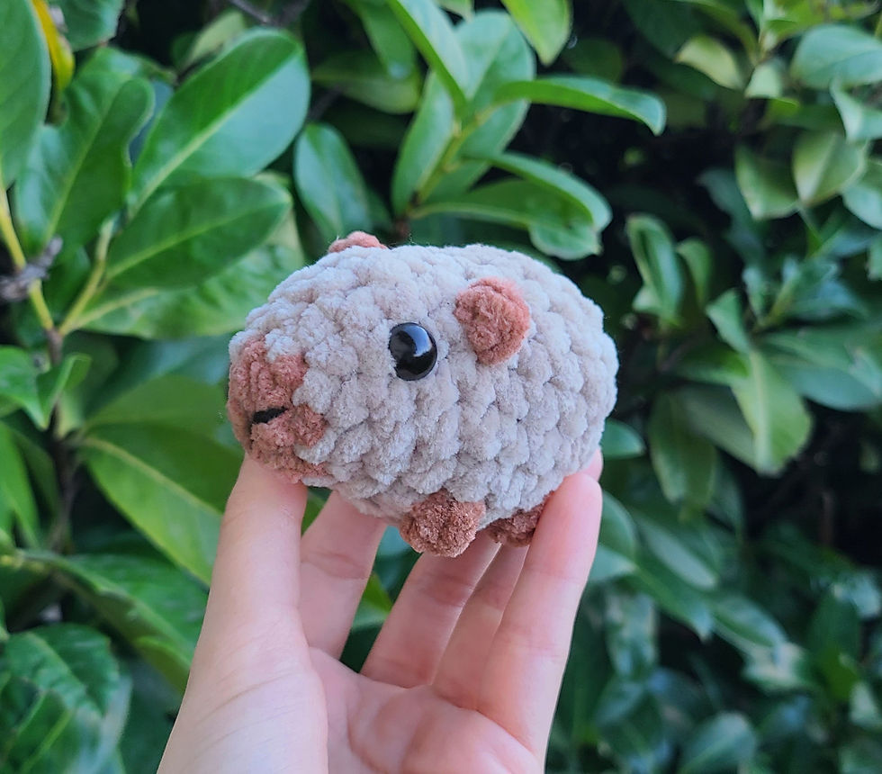 Mini peluche capybara
