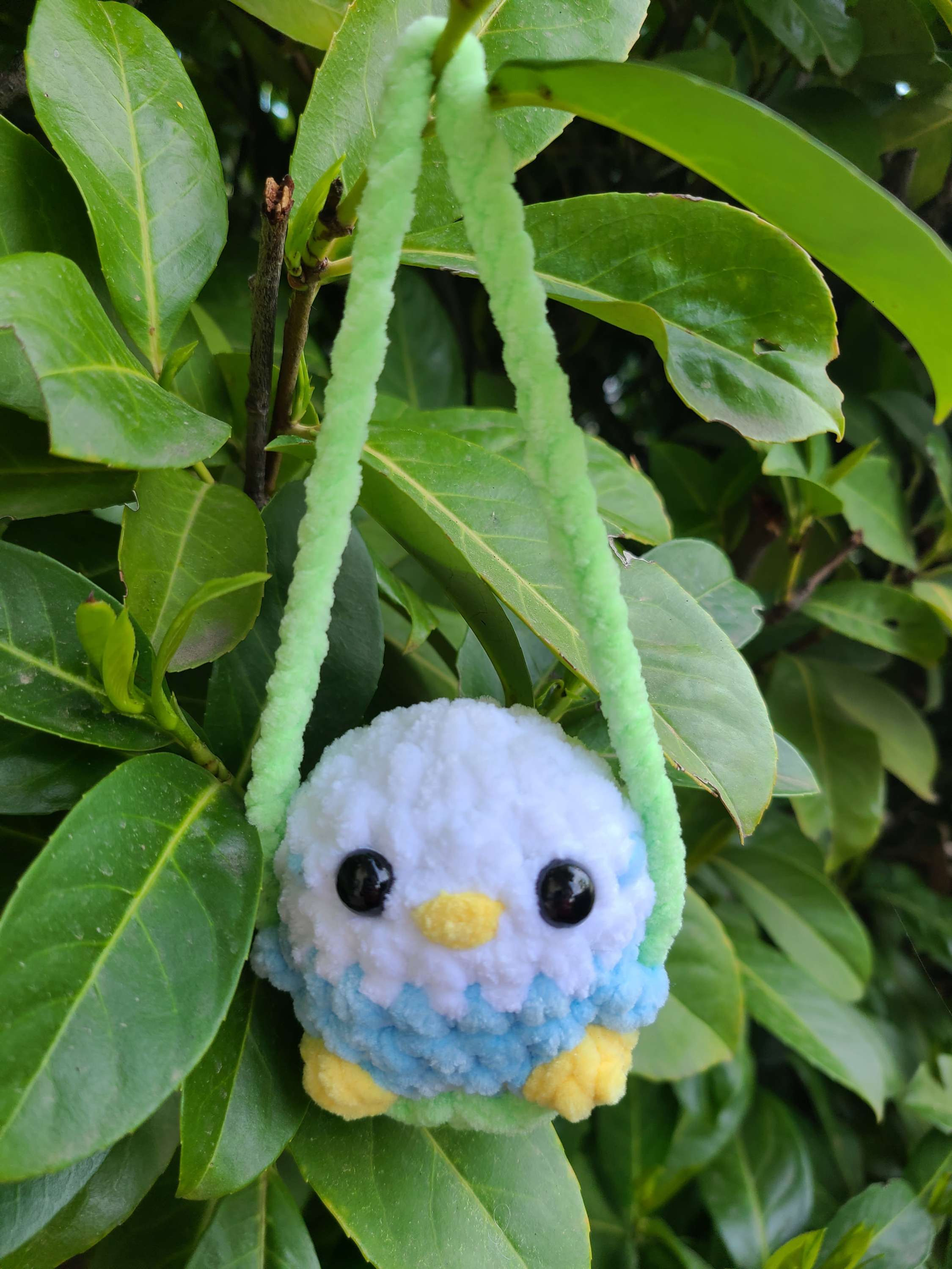 Décoration de rétroviseur perruche