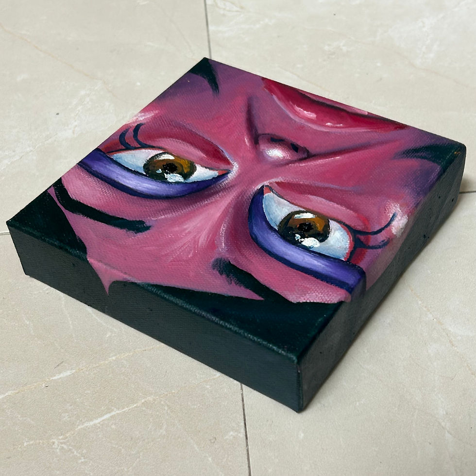 Thumbnail: “Penelope” 6x6 oil on canvas