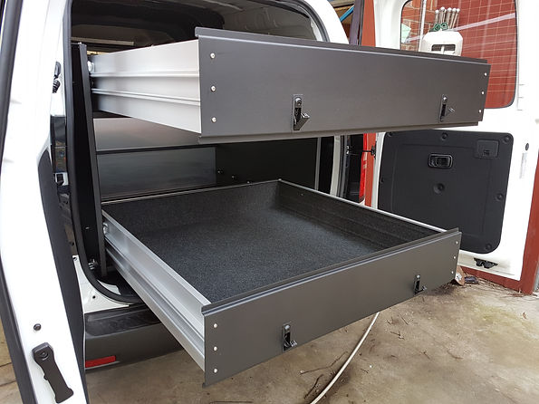 Van safe drawer clearance