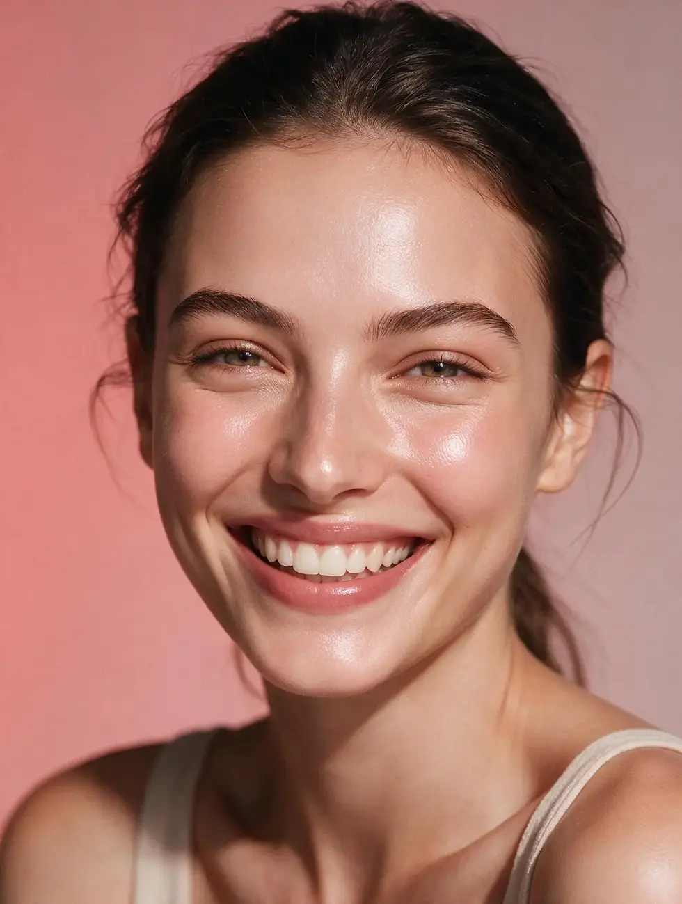 Thumbnail: Close-up of a healthy smile after storing aligners in an orthodontic retainer case.