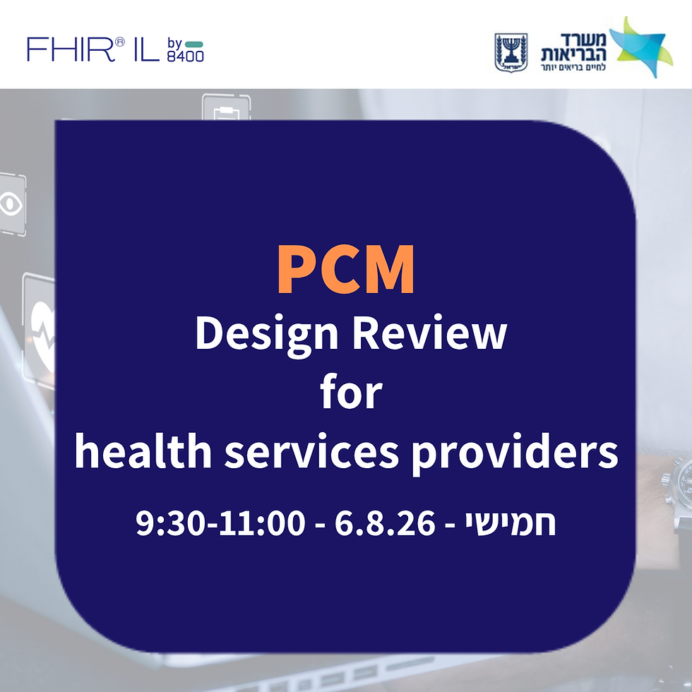 PCM Design Review for health service providers