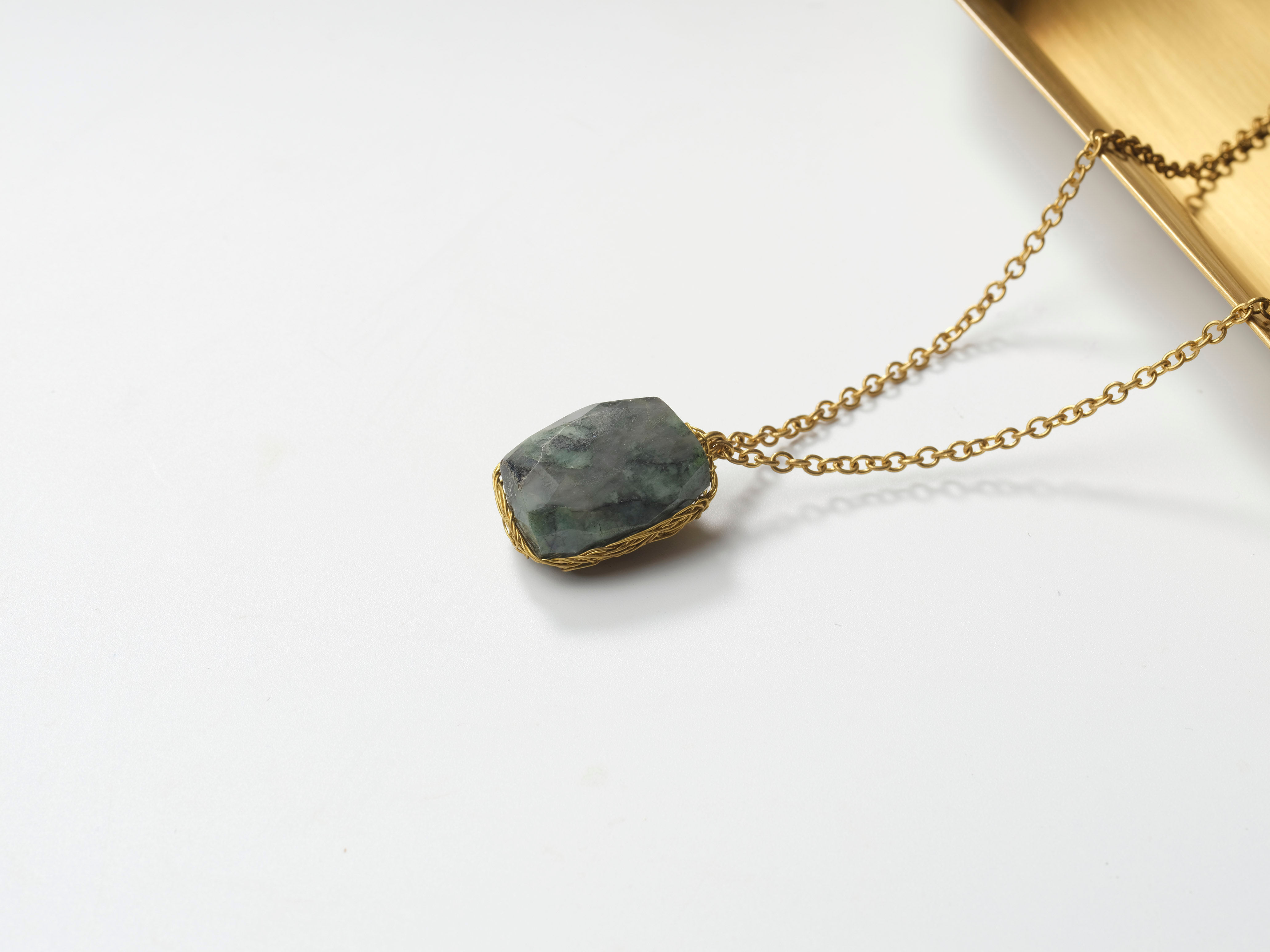 Stone Necklace (Chrysocolla)