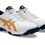 Thumbnail: Asics GEL-PEAKE 2 Unisex Cricket Shoes -White/Stadium Orange