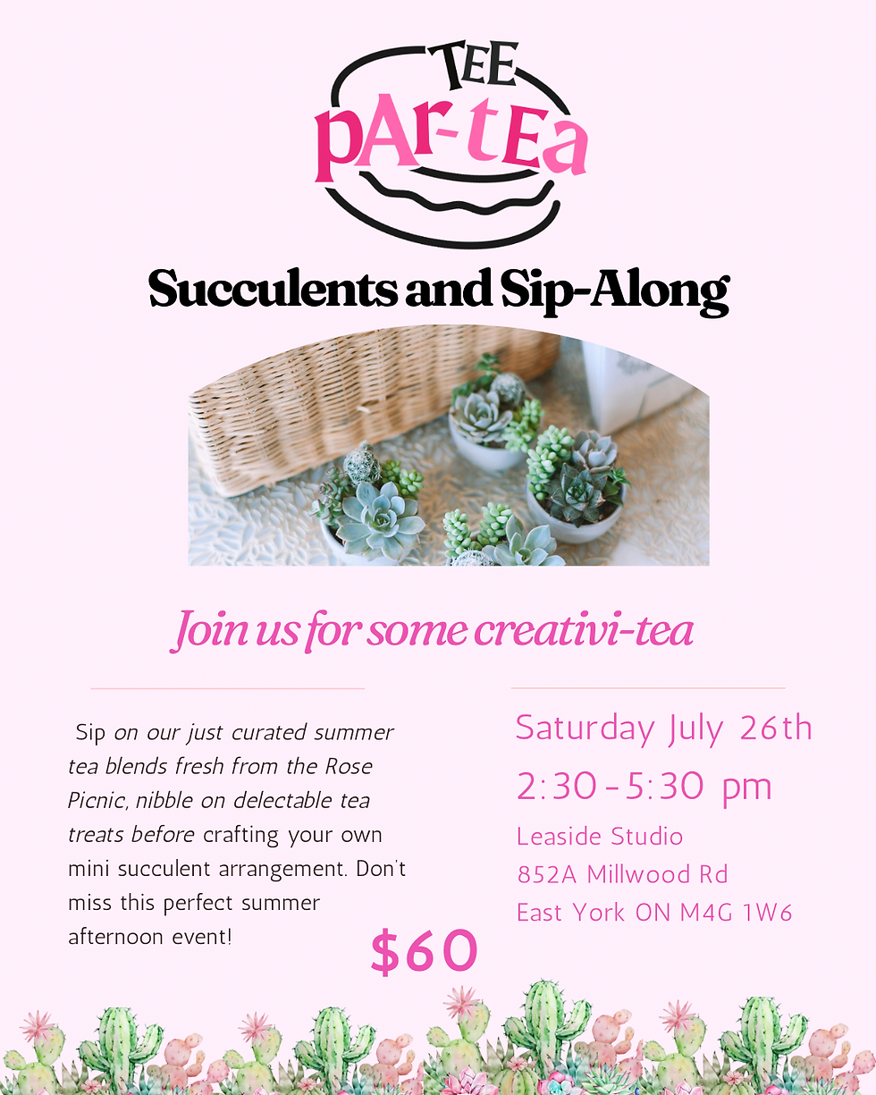 Succulents & Sip along