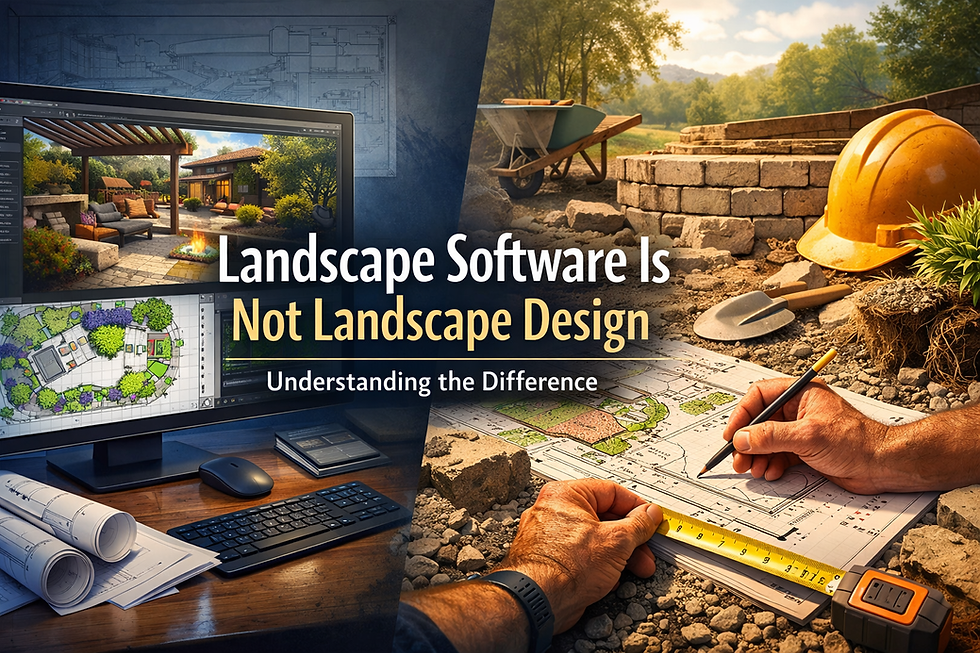 Landscape Software Is Not Landscape Design