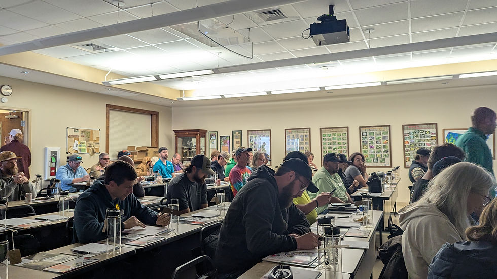 The workshop included classroom training