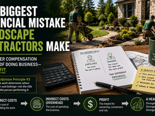The Biggest Financial Mistake Landscape Contractors Make