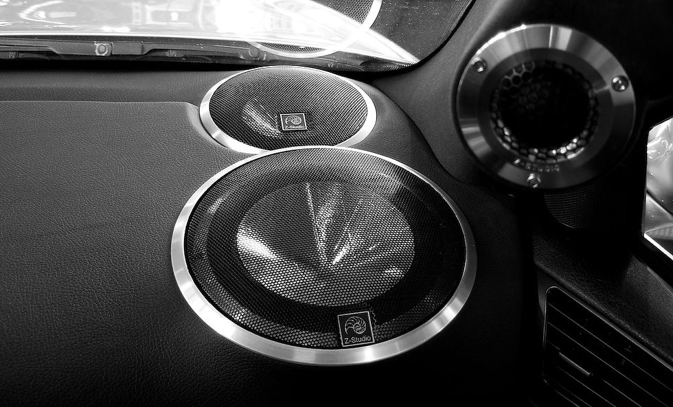 Miniaturbild: Dayton Audio Aluminiumringe mit Gitter für Mitteltöner, Ø110mm