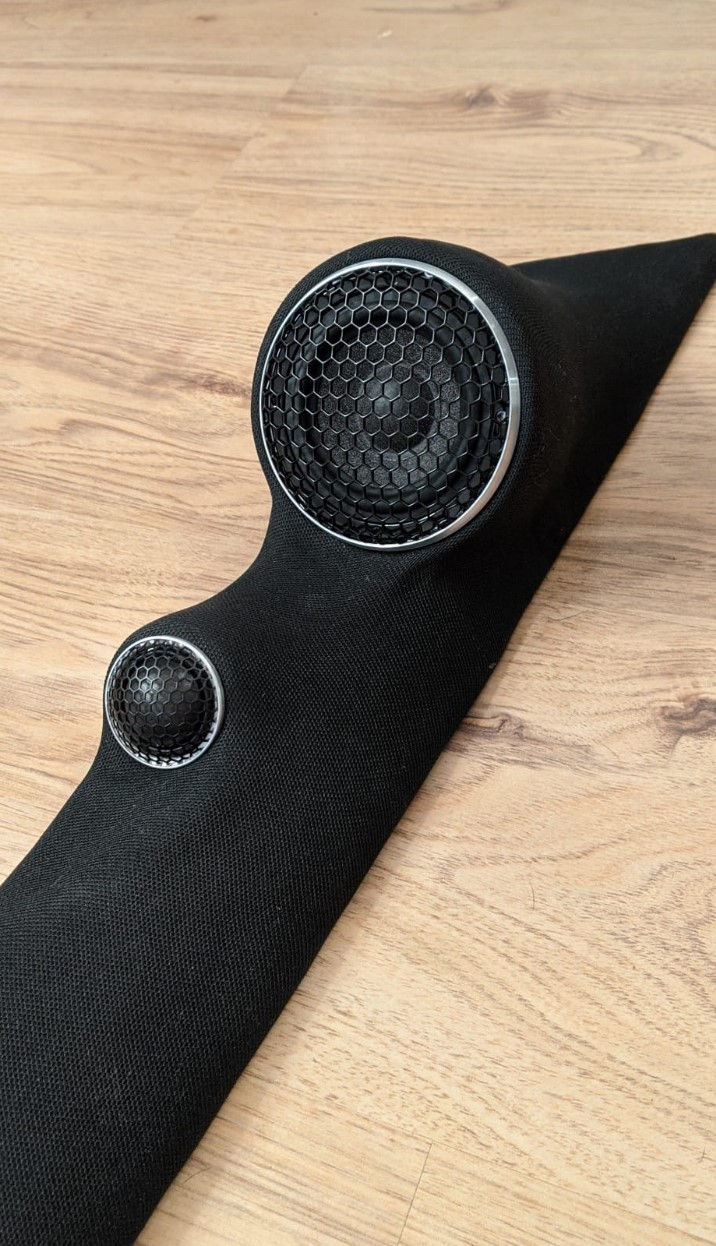 Miniaturbild: Dayton Audio Aluminiumringe mit Gitter für Mitteltöner, Ø110mm