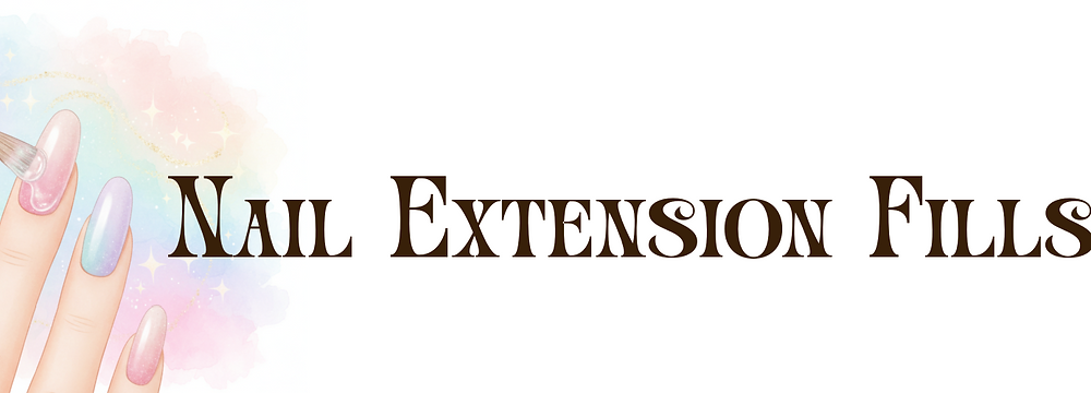 Extension fills service – nail extension maintenance, cuticle care, and hand massage at Peace & Whimsy Co.