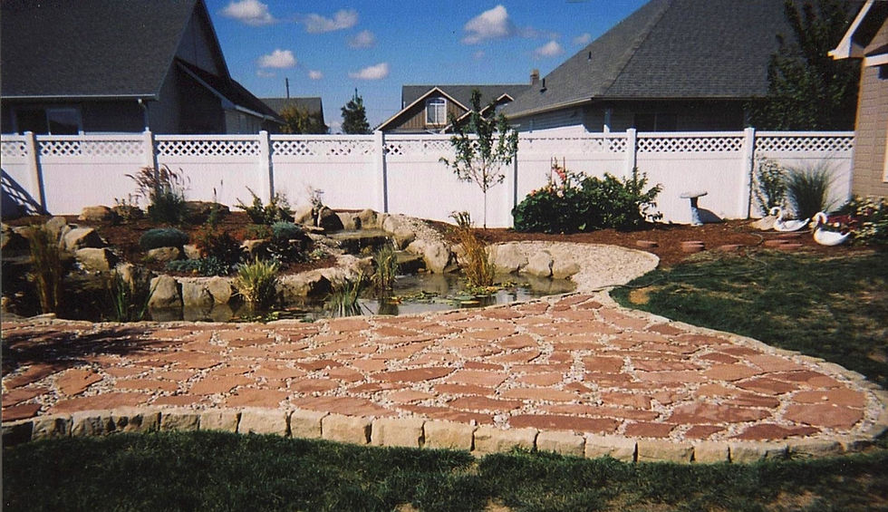 Pond & Water Fall Landscape Project