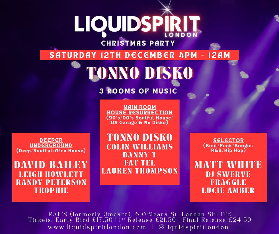 LIQUID SPIRIT London Christmas Party