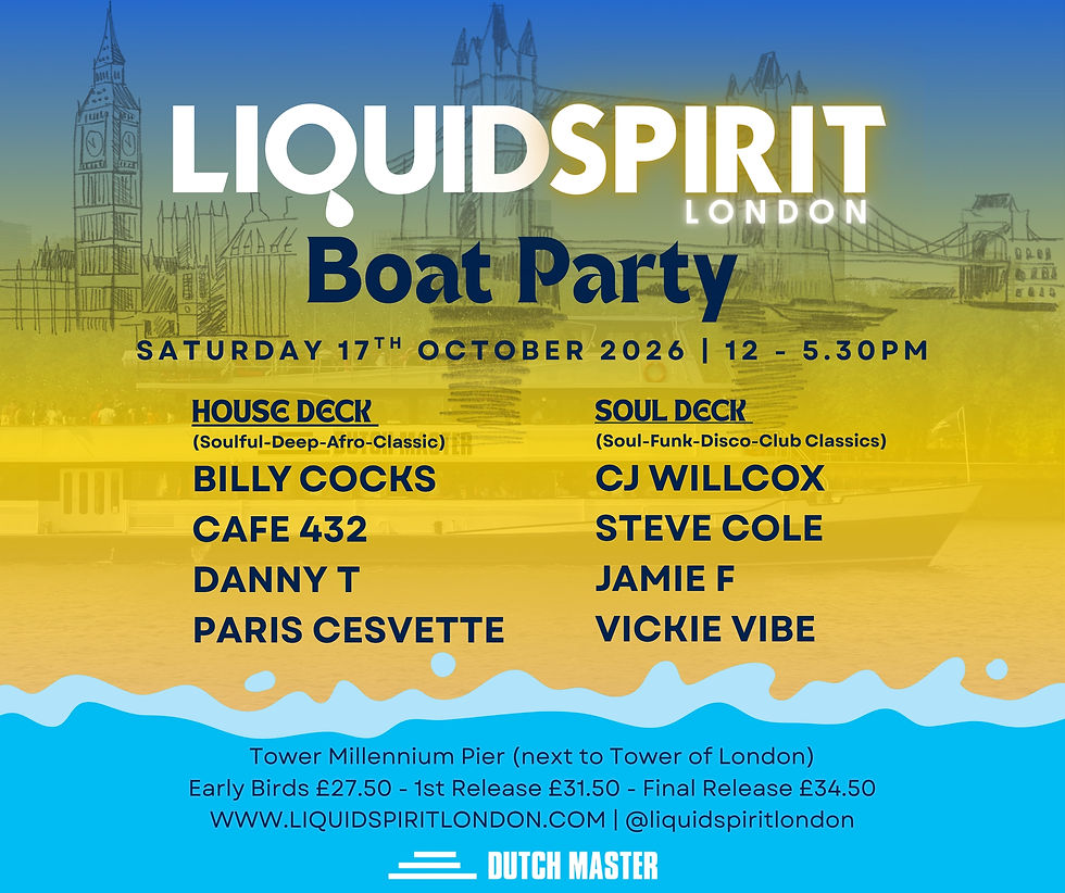 LIQUID SPIRIT SPRING BOAT PARTY