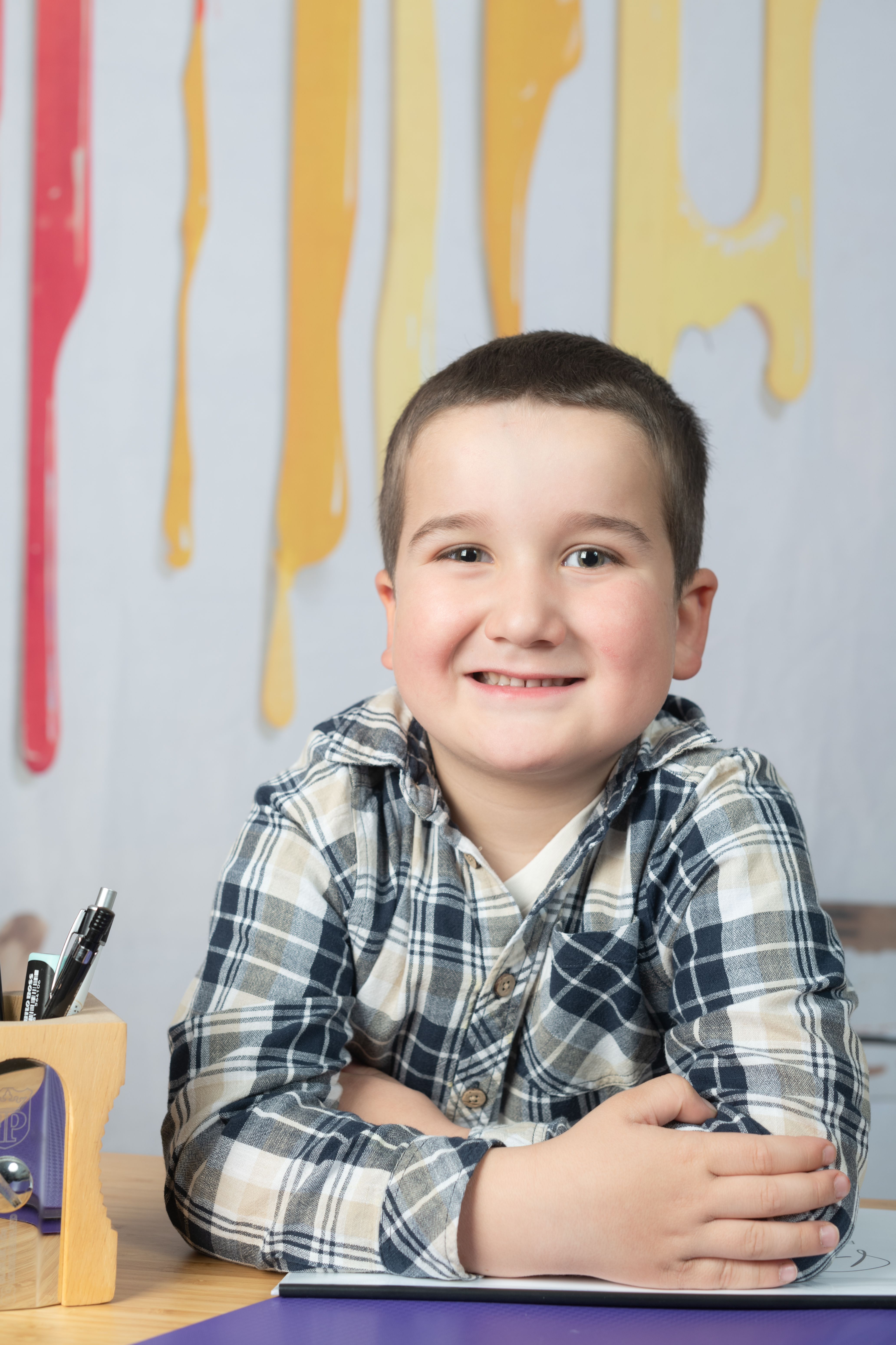 Portrait scolaire de Jules, élève de moyenne section, réalisé par Sab’in Shoot