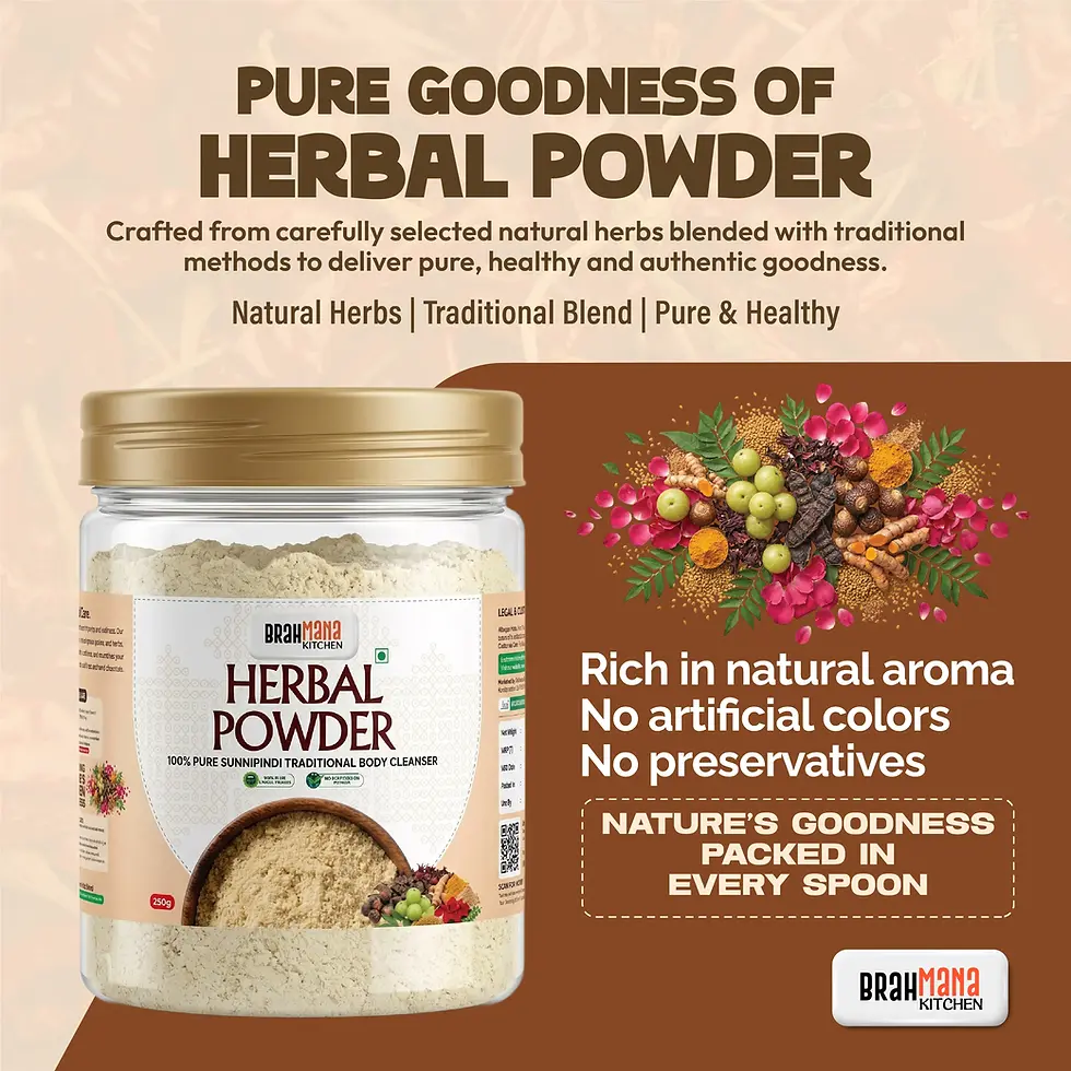 Thumbnail: Herbal Powder (Sunnipindi Body Cleanser)