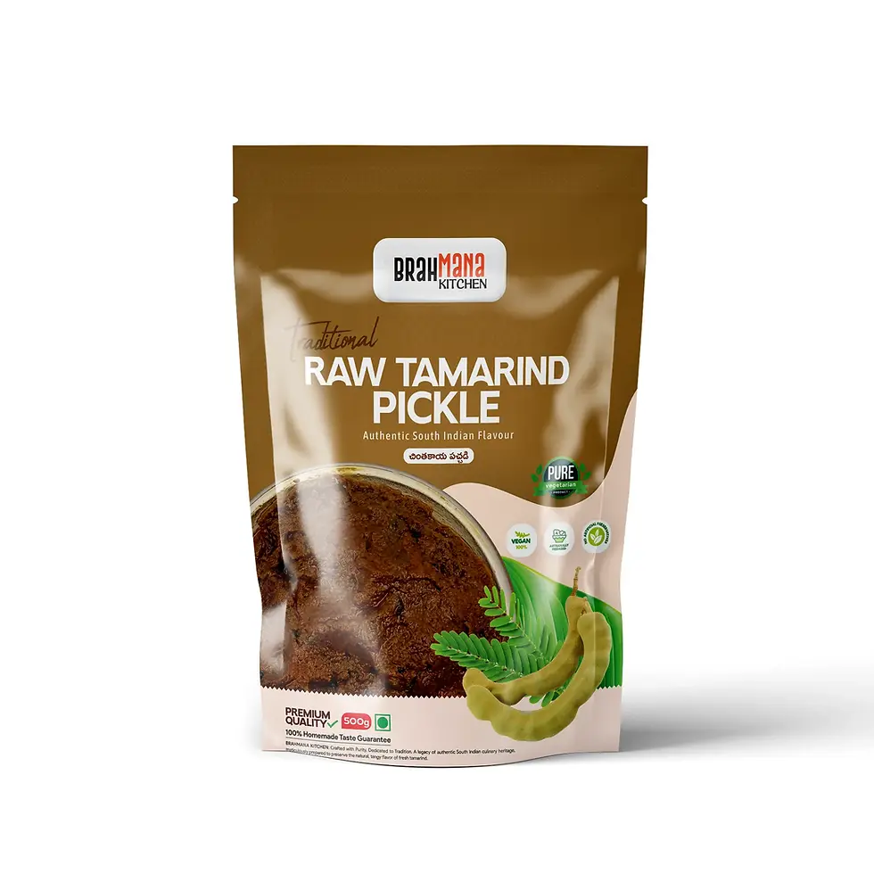 Thumbnail: Raw Tamarind Pickle (Chintakaya Pachadi)