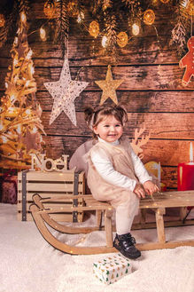 Décor de Noël pour votre séance photo, Cantal, Lozère.
