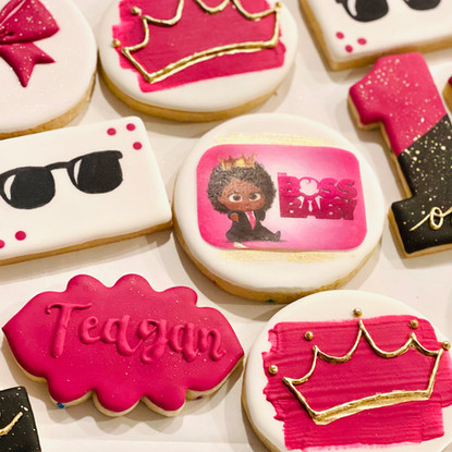 Boss Baby 1st Birthday Cookies