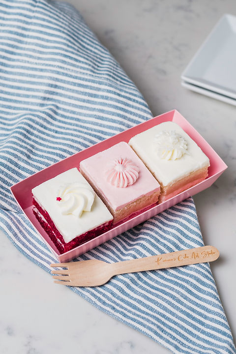 レア商品We love ustream checker!! / cakebox LUXE CAKE TASTING BOX | KimonesCakeArtStudio