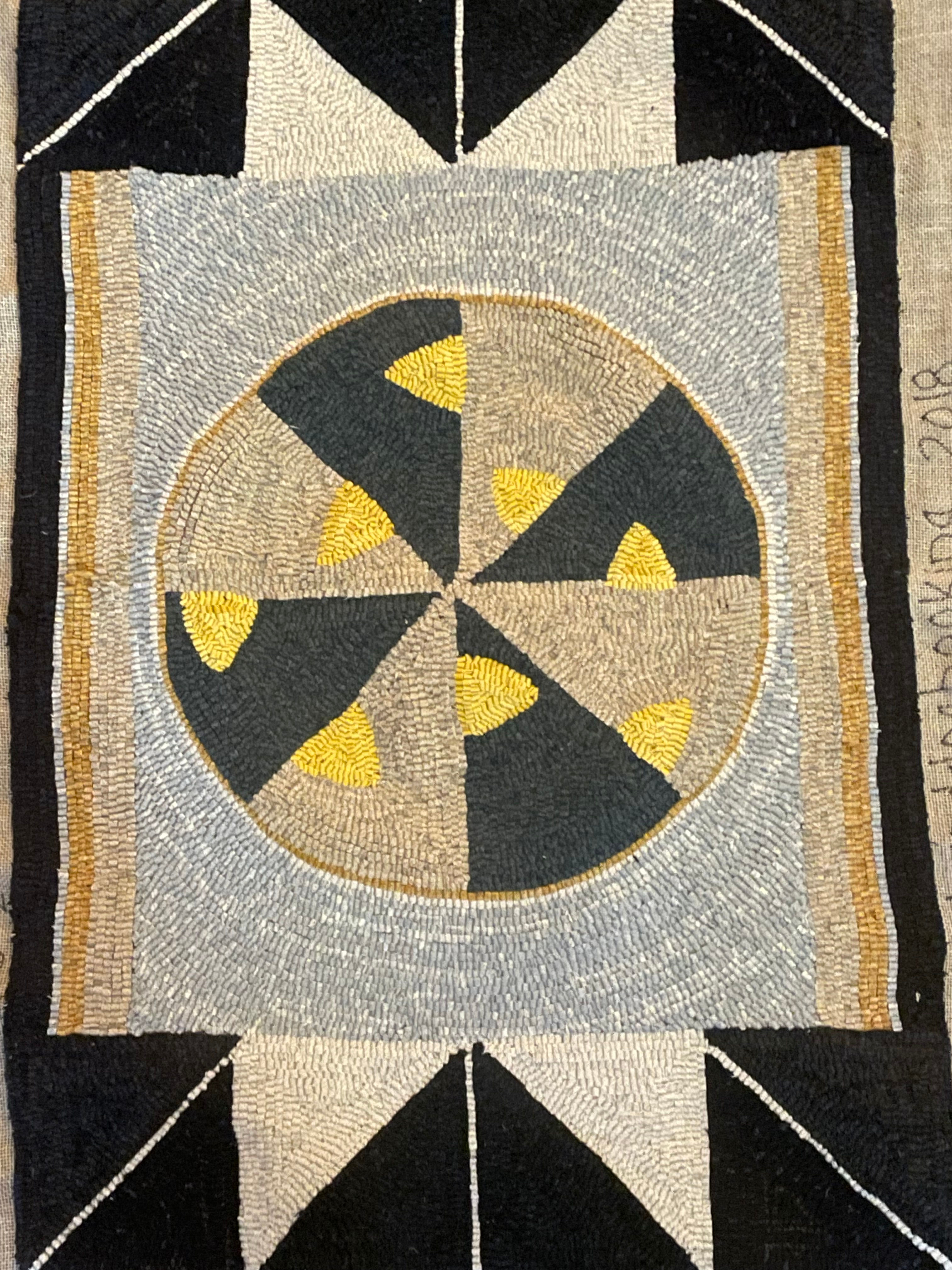 Hooked rug pattern, Garden Plan