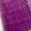 Thumbnail: Hand dyed wool fat quarter, Blue Plum plaid