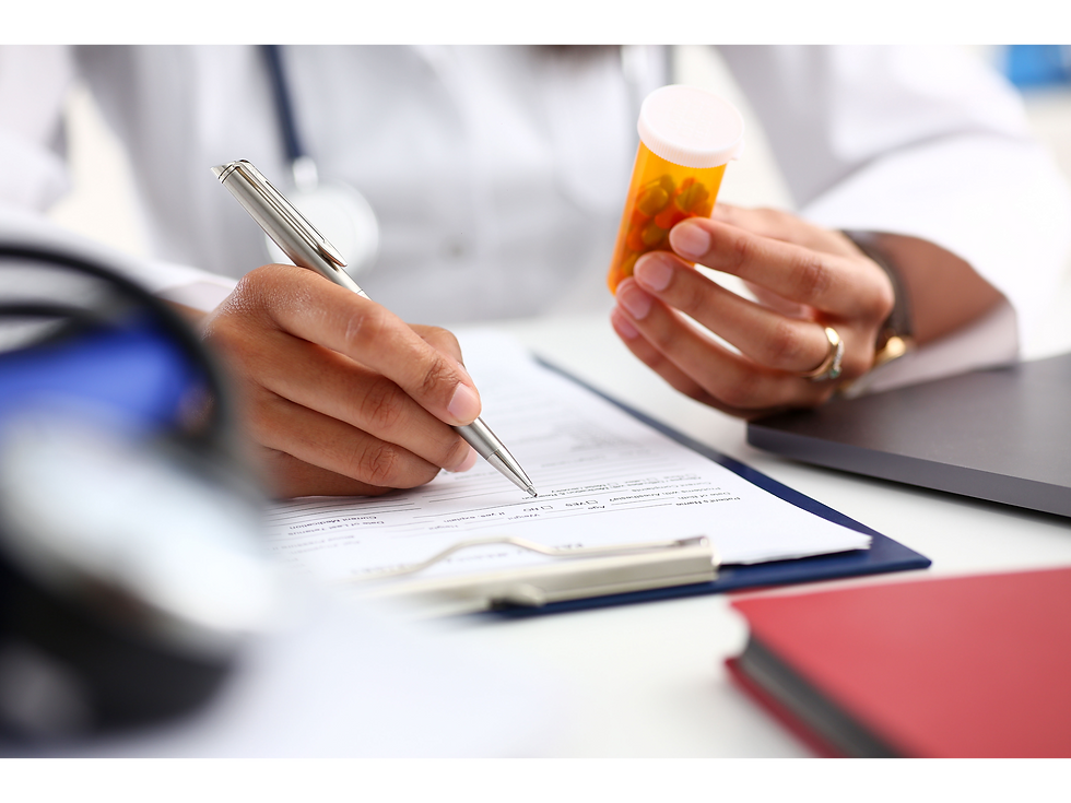 Doctor Holding Prescription