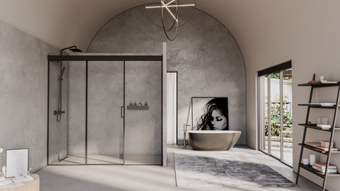 2+1 Door Shower