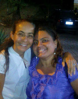 Heloisa Helena e Cris Mattos