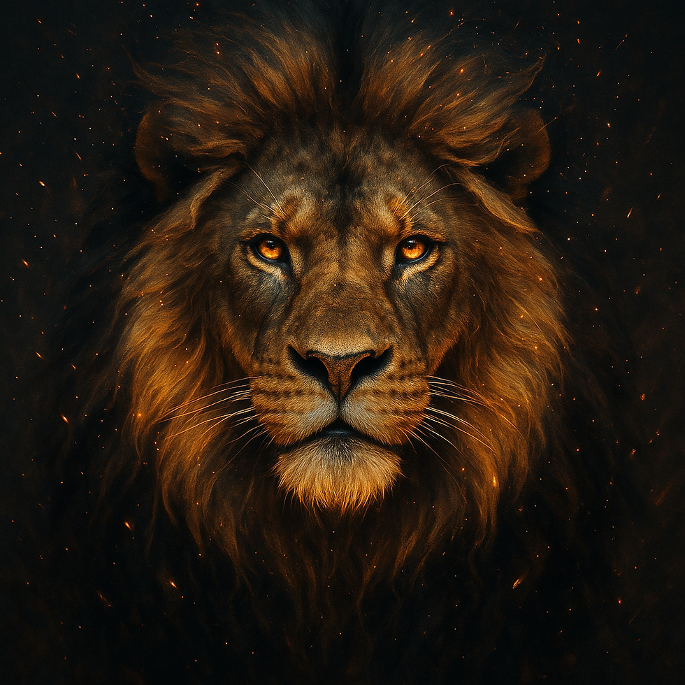 Majestic Lion Portrait | Fiery Strength in High-Resolution PFP