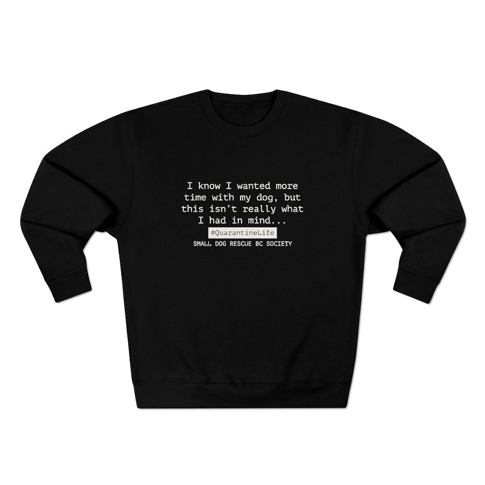 Thumbnail: Unisex "Quarantine Life" Premium Crewneck Sweatshirt