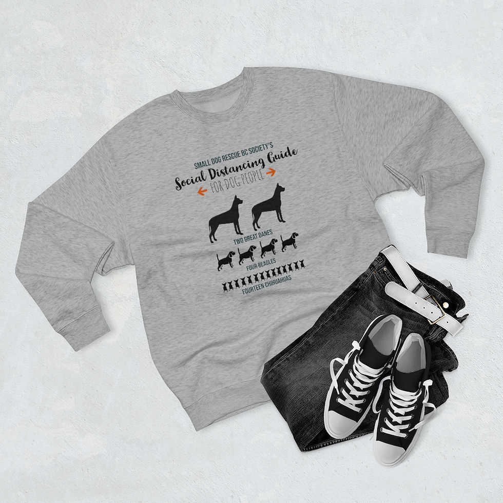 Thumbnail: Unisex "Social Distancing" Premium Crewneck Sweatshirt