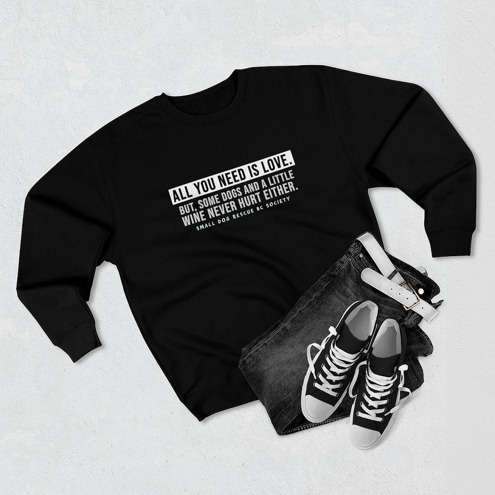 Thumbnail: Unisex "All You Need Is Love" Premium Crewneck Sweatshirt
