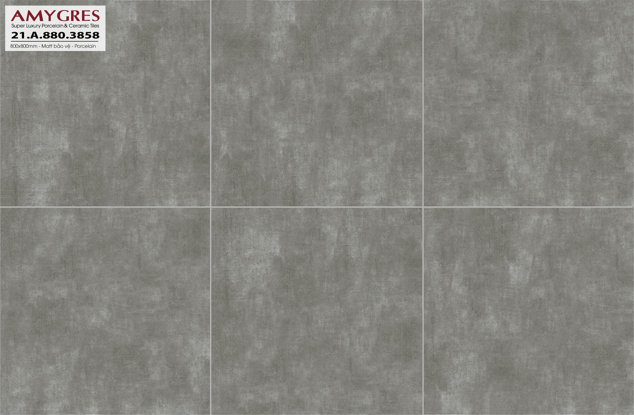 Gạch ốp lát Á Mỹ 800x800mm Metropolis 3858 - AMY Tây Hà - hình 1