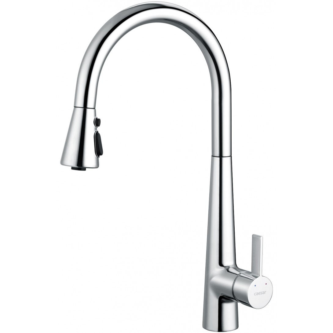 Vòi Rửa Chén Caesar K905C Rút Dây Nóng Lạnh (TDM) - hình 1