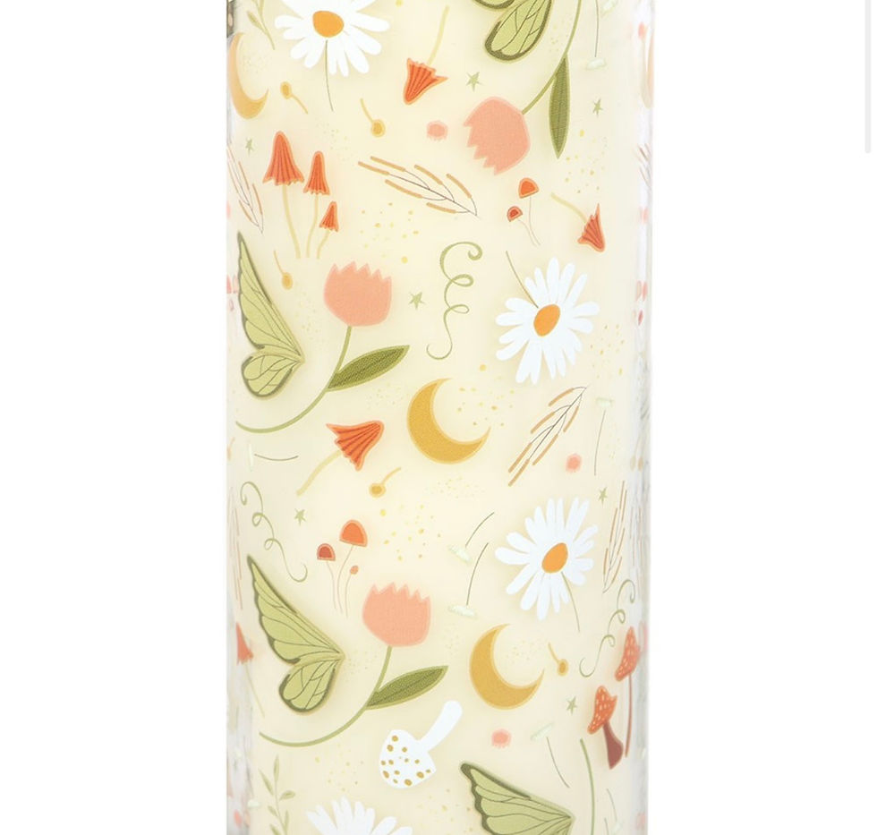 Thumbnail: FAIRY FOLKLORE PRINT MOSS & SANDALWOOD TUBE CANDLE