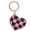 Thumbnail: CHECKERBOARD HEART KEYRING