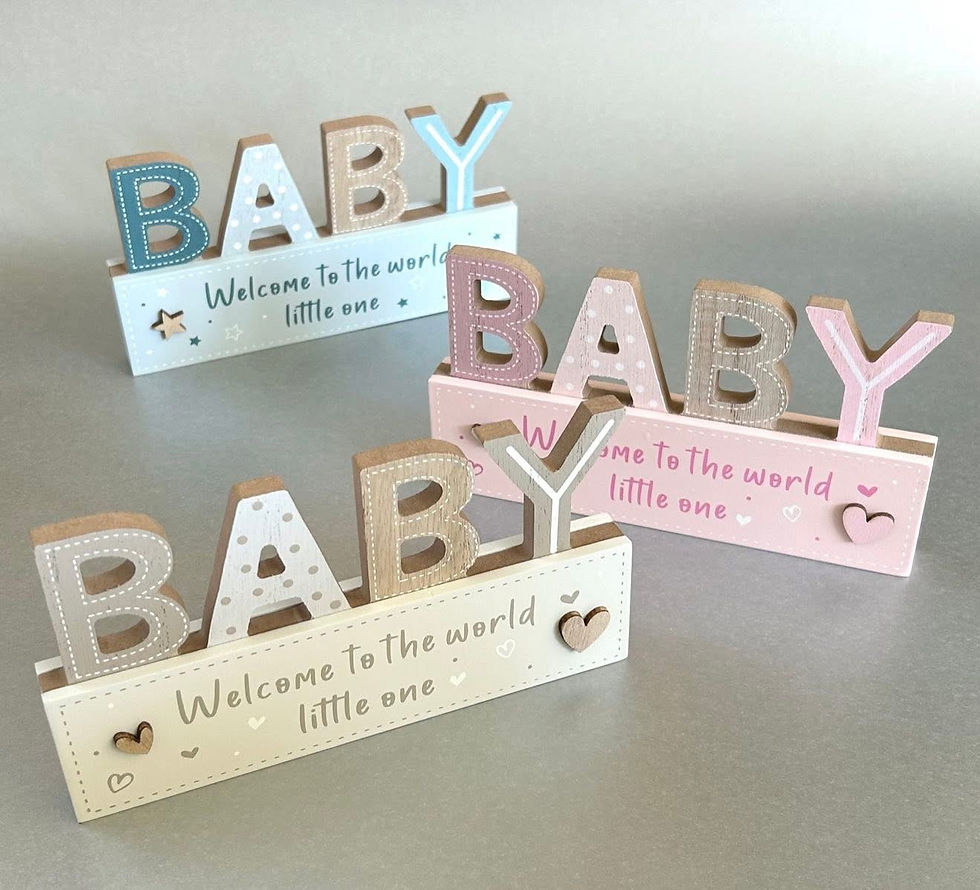 Thumbnail: BABY WELCOME TO THE WORLD LITTLE ONE PLAQUE 