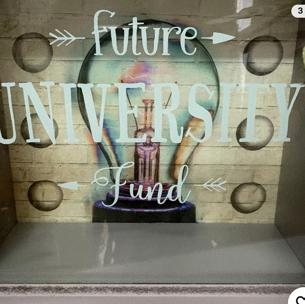 Thumbnail: Large Wooden University Fund Money Box