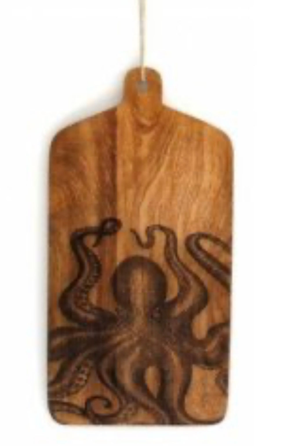 ENGRAVED OCTOPUS CHOPPING BOARD, 30CM