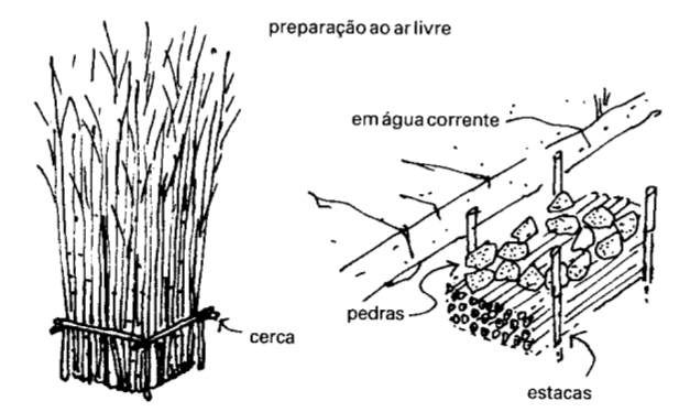 preparação do bambu