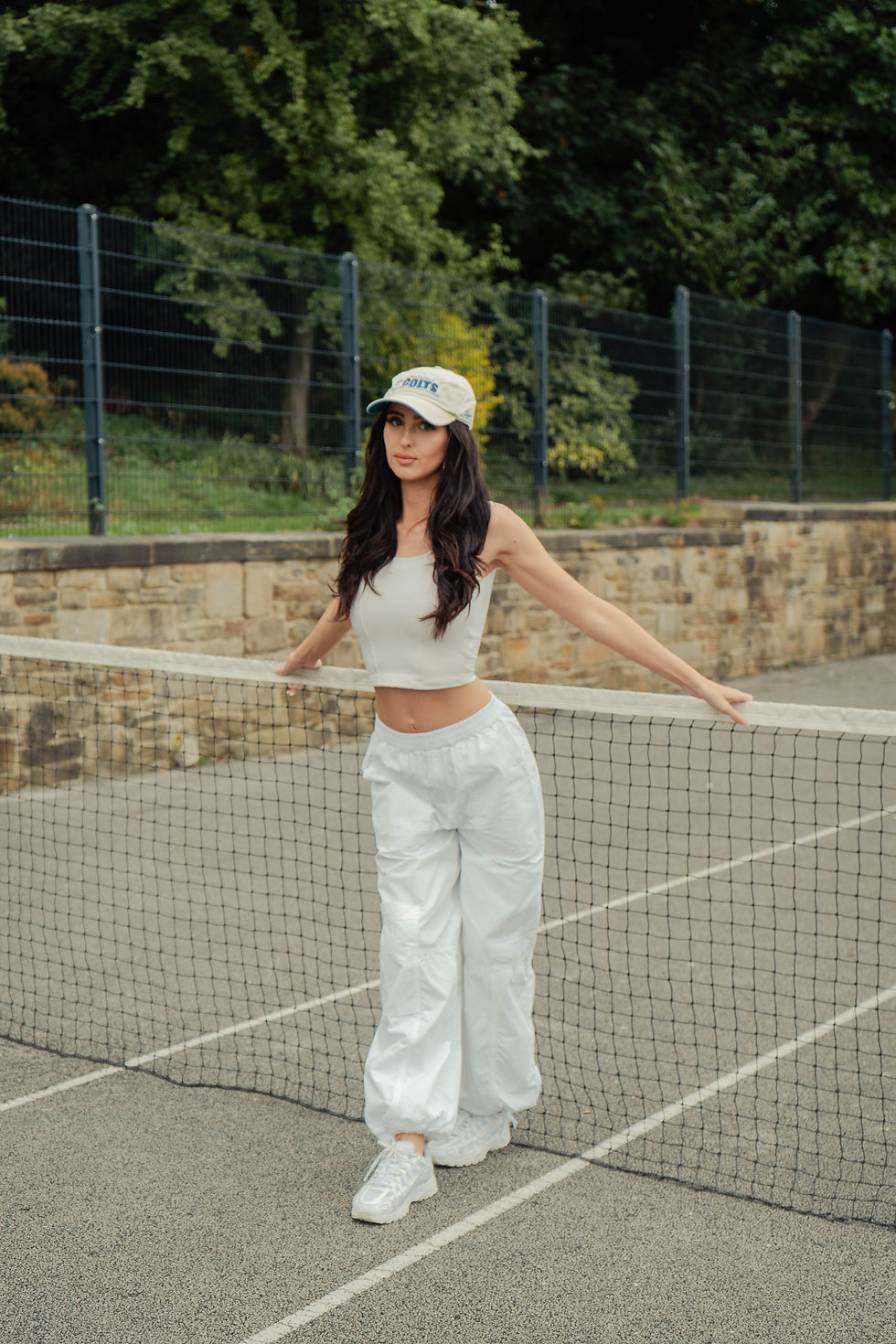 Miniature : Nike Cream Corset Sports Vest Crop Top