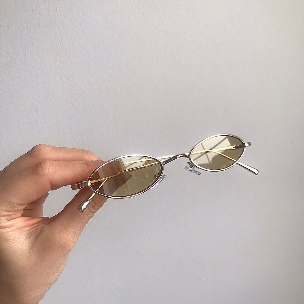 Miniature : Retro Oval Tinted Sunglasses