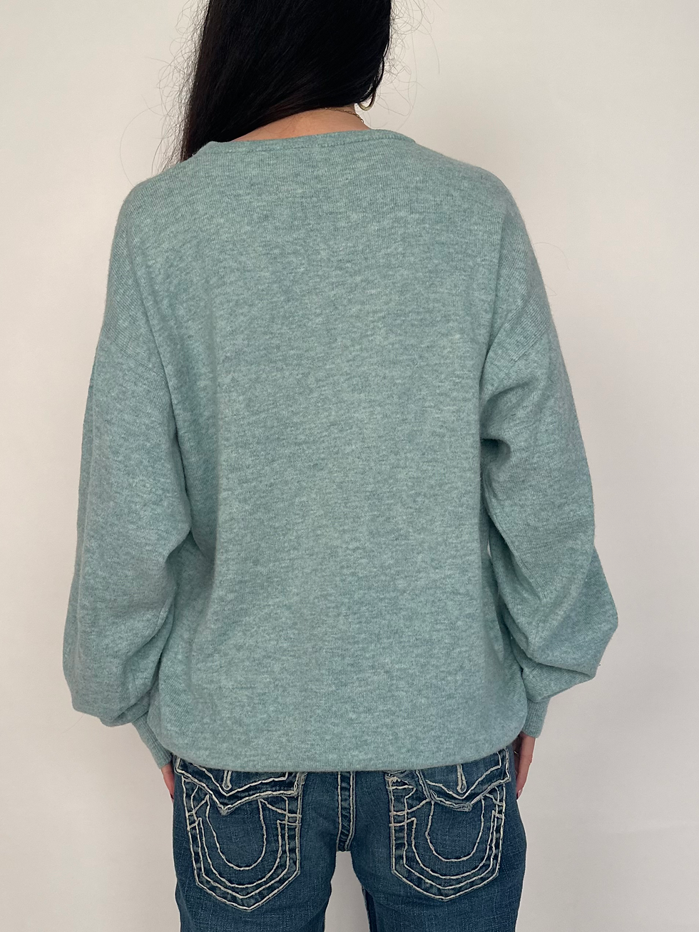 Miniature : Burberry Embroidered Logo Crew Neck Knit Jumper