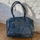 Thumbnail: 00s GUESS Blue Washed Denim Quilted Fabric & Leather Shoulder Bag