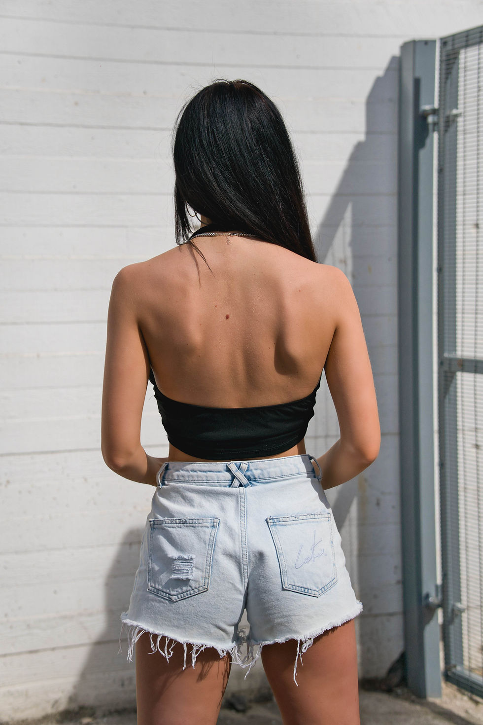 Miniature : Black Multi Way Keyhole Bralet Crop Top