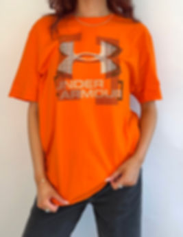 Under Armour Orange Short Sleeve T-Shirt