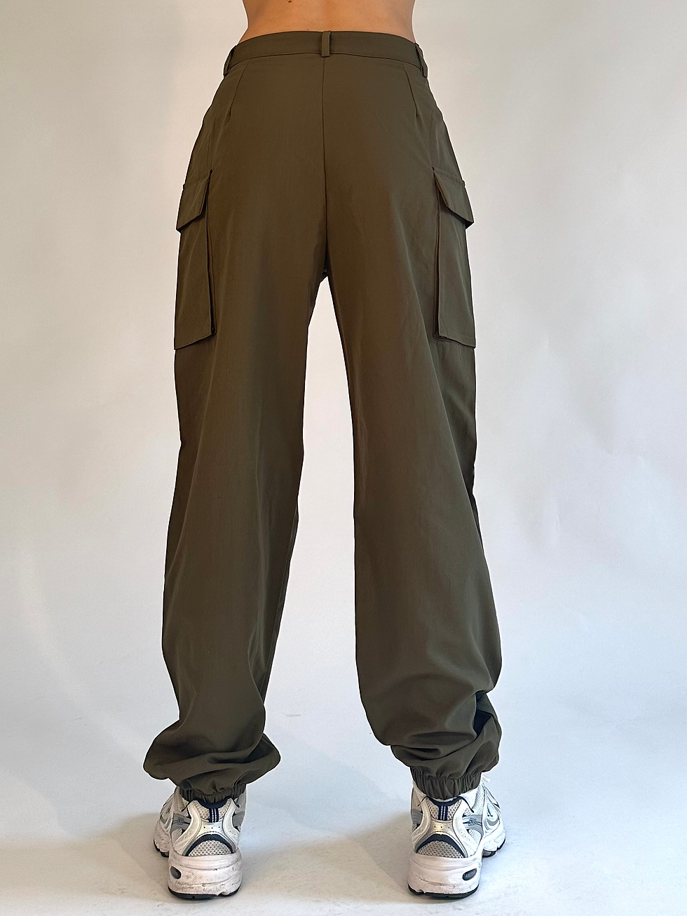 Miniatura: Khaki Green Cargo Pocket Trousers Cargos