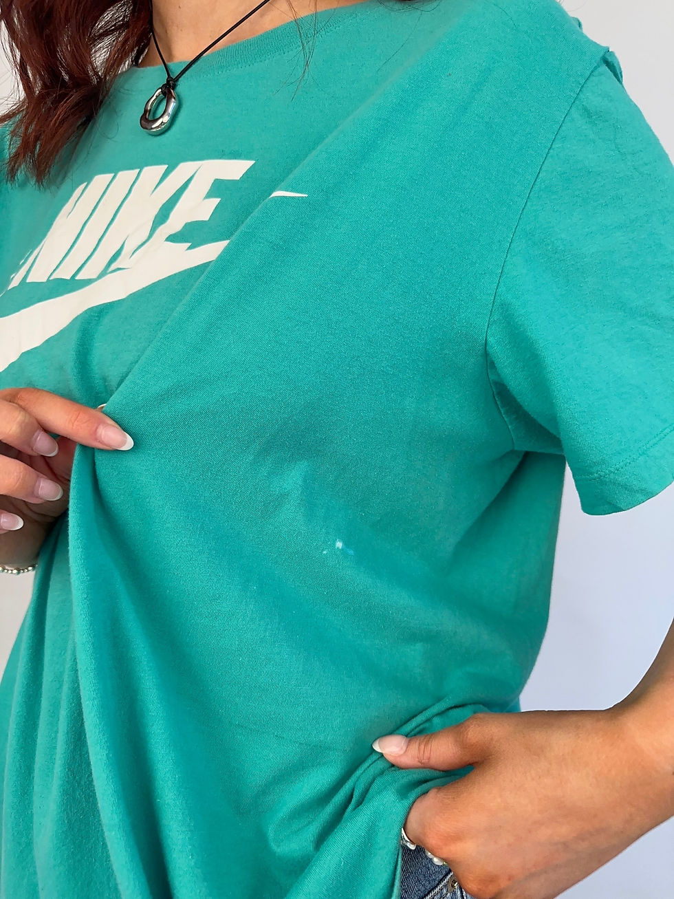 Thumbnail: Nike Green Spell Out Short Sleeve T-Shirt