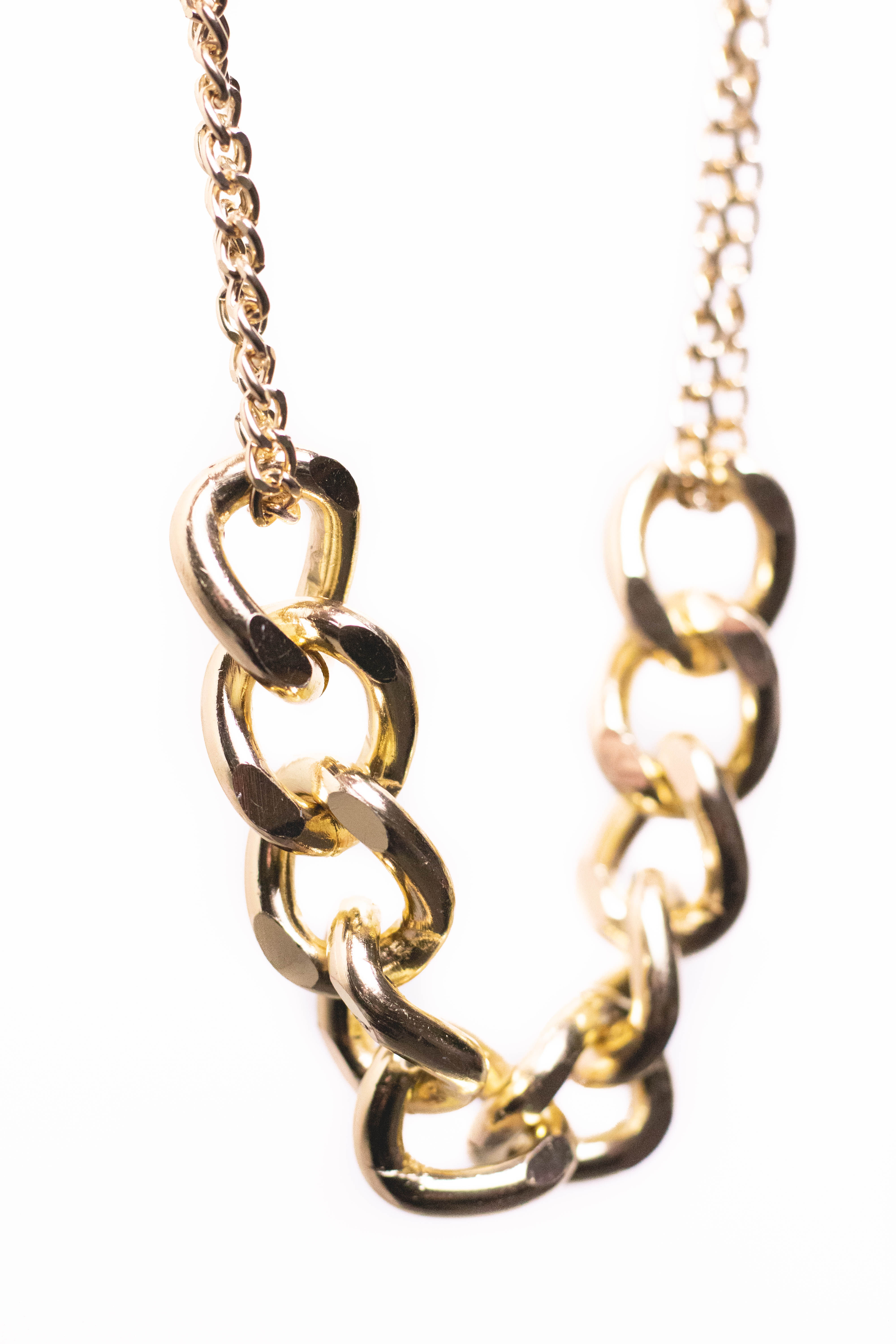 Gold Chunky Chain Necklace